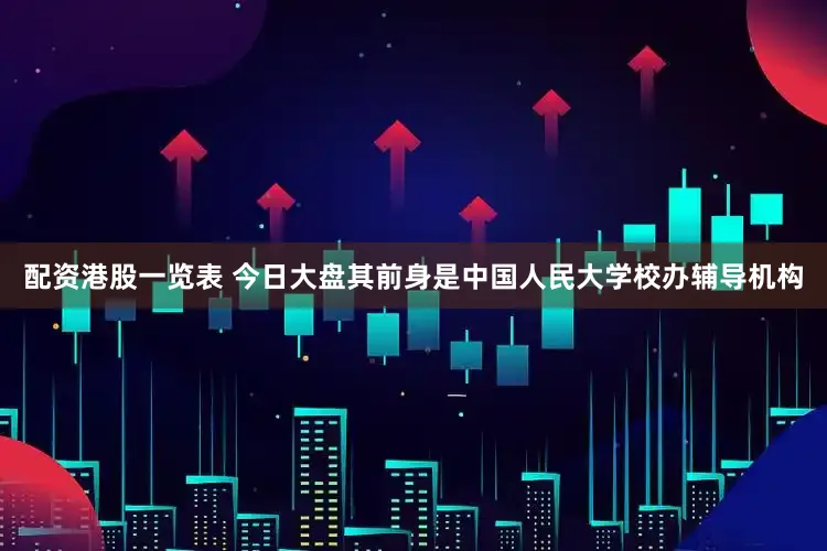 配资港股一览表 今日大盘其前身是中国人民大学校办辅导机构