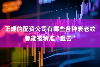正规的配资公司有哪些各种衰老纹都能被精准“狙击”
